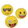 Fun Express Emoji Hanging Party Lanterns – 3 Pieces