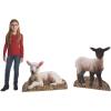 Fun Express Life Size Lamb Sheep Stand Ups Cardboard Cutouts – Easter Decorations & Nativity Scene Animals for VBS Vacation Bible School | Farm Party Supplies & Baby Shower Decor – 2 Pieces