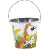 JUNGLE BABY SHOWER METAL PAIL – Party Supplies – 12 Pieces