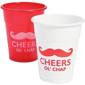 Fun Express British Party Cups (25 of 16 oz cups) for Party British Party Decor and Supplies