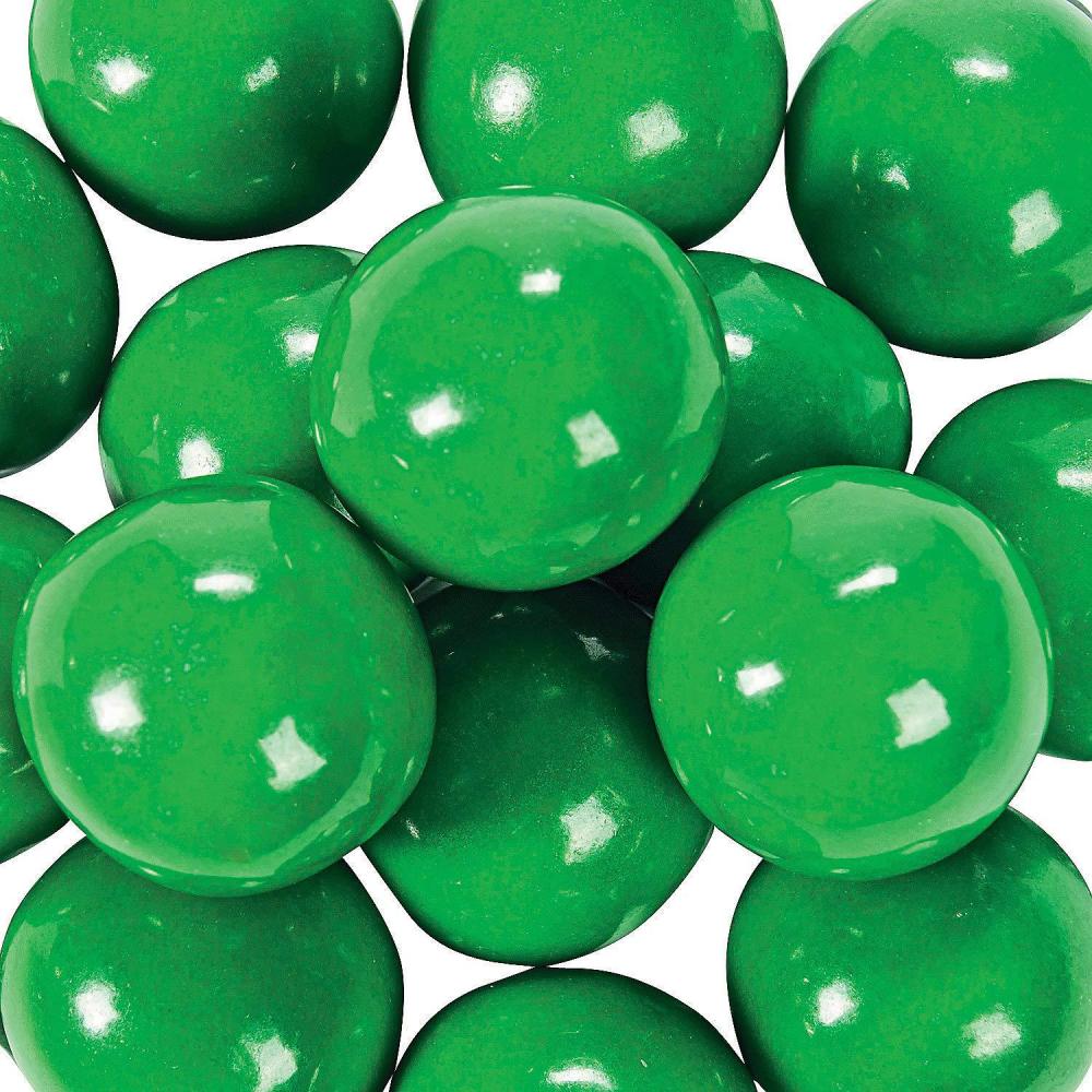 imageFun Express Large 1 Inch Gumballs Shimmer and Solid Colors For Gumball Machines Weddings Receptions Birthday Parties and Candy Buffet Tables  WhiteGreen