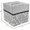 Fun Express – Black & White Design Card Box for Wedding – Party Supplies – Containers & Boxes – Paper Boxes – Wedding – 1 Piece