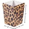 Fun Express Animal Print Mini Popcorn Boxes – Vibrant Party Supplies VBS Vacation Bible School Birthday Baby Showers Special Events – Fun Decorative Snack Containers for Popcorn – Multicolor 24 Pieces
