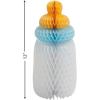 Fun Express Baby Bottles Honeycomb Centerpiece Blue – Party Decor – 3 Pieces