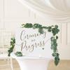 Fun Express Ceremony in Progress Sign – Wedding & Party Decor – Decorative Announcement Wedding Reception Special Event – Eye-catching Fun Sign Ceremony Setup – Creating Atmosphere Any Event – 1 Piece