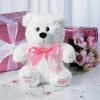 Fun Express Flower Girl Stuffed Bear – Soft Plush – Wedding Party Gifts
