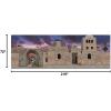 Fun Express Nativity Scene Backdrop 18 Ft x 6 Ft – Large Bethlehem Cityscape Background for Christmas Pageant, Church Plays & Holiday Events | 6-Piece Plastic Wall Mural Set for Stage Design