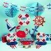 Nautical Baby Shower Decorating Kit – 10 Pieces