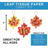 Tissue Paper and Acetate Leaf Craft Kit – Crafts for Kids and Fun Home Activities