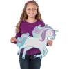 Unicorn Party Cardstock Wall Decorations – (1 Set) – Assorted Cutouts for Birthday Parties, Baby Showers & Kids’ Celebrations