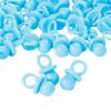 Blue Plastic Pacifiers (Bulk Set of 48) Baby Shower and Gender Reveal Party Favors
