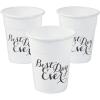 Fun Express Best Day Ever Wedding Disposable Cups – Bulk Set of 50, Each Holds 16 oz – Wedding Party Supplies