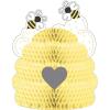 Fun Express Bumblebee Honeycomb Centerpiece – Vibrant Party Decoration for Birthday Parties Baby Showers and Special Occasions – Adorable Table Decor for Buzzing Celebrations – 1 Piece