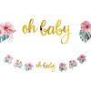 Fun Express Elevated Luau Baby Shower Ready-to-Hang Garland. 7 Ft
