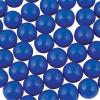 Fun Express Large 1 Inch Gumballs, Shimmer and Solid Colors, For Gumball Machines, Weddings, Receptions, Birthday Parties and Candy Buffet Tables – White(Royal Blue)