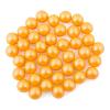 Fun Express Large 1 Inch Gumballs, Shimmer and Solid Colors, For Gumball Machines, Weddings, Receptions, Birthday Parties and Candy Buffet Tables – White(Yellow)