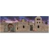 Fun Express Nativity Scene Backdrop 18 Ft x 6 Ft – Large Bethlehem Cityscape Background for Christmas Pageant, Church Plays & Holiday Events | 6-Piece Plastic Wall Mural Set for Stage Design