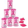 Fun Express Pink Ribbon Bean Bag Toss Game – Fun Party Game for Baby Showers Gender Reveals – Bean Bags & Game Boards – Perfect for Celebrations and Events Pink Ribbon Design – 9 Pieces