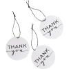 Fun Express Simple Thank You Favor Tags – Charming Party Favor Tags for Weddings Birthdays Baby Showers Bridal Showers Receptions & Special Occasions – Perfect for Gifts Treats Decorations – 24 Pieces