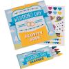 Fun Express Wedding Day Kids Activity Books with Stickers and Crayons (1 dozen) Kids’ Table Activities, Wedding Favors