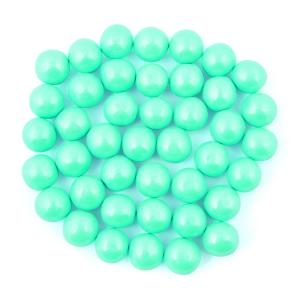 Fun Express Large 1 Inch Gumballs, Shimmer and Solid Colors, For Gumball Machines, Weddings, Receptions, Birthday Parties and Candy Buffet Tables – White(Light Blue)