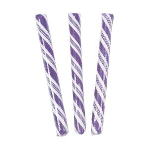 Fun Express Old Fashioned Candy Sticks – Light Blue Hard Candy Individually Wrapped Bulk Pack 80 Nostalgic Candy Sticks for Buffet, Baby Shower & Wedding Reception Party Favors(Purple)
