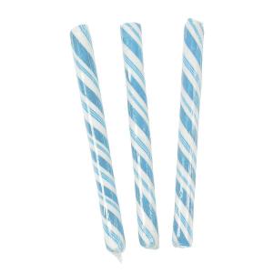 Fun Express Old Fashioned Candy Sticks – Light Blue Hard Candy Individually Wrapped Bulk Pack 80 Nostalgic Candy Sticks for Buffet, Baby Shower & Wedding Reception Party Favors(Light Blue)