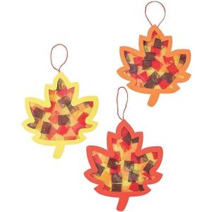 Tissue Paper and Acetate Leaf Craft Kit – Crafts for Kids and Fun Home Activities