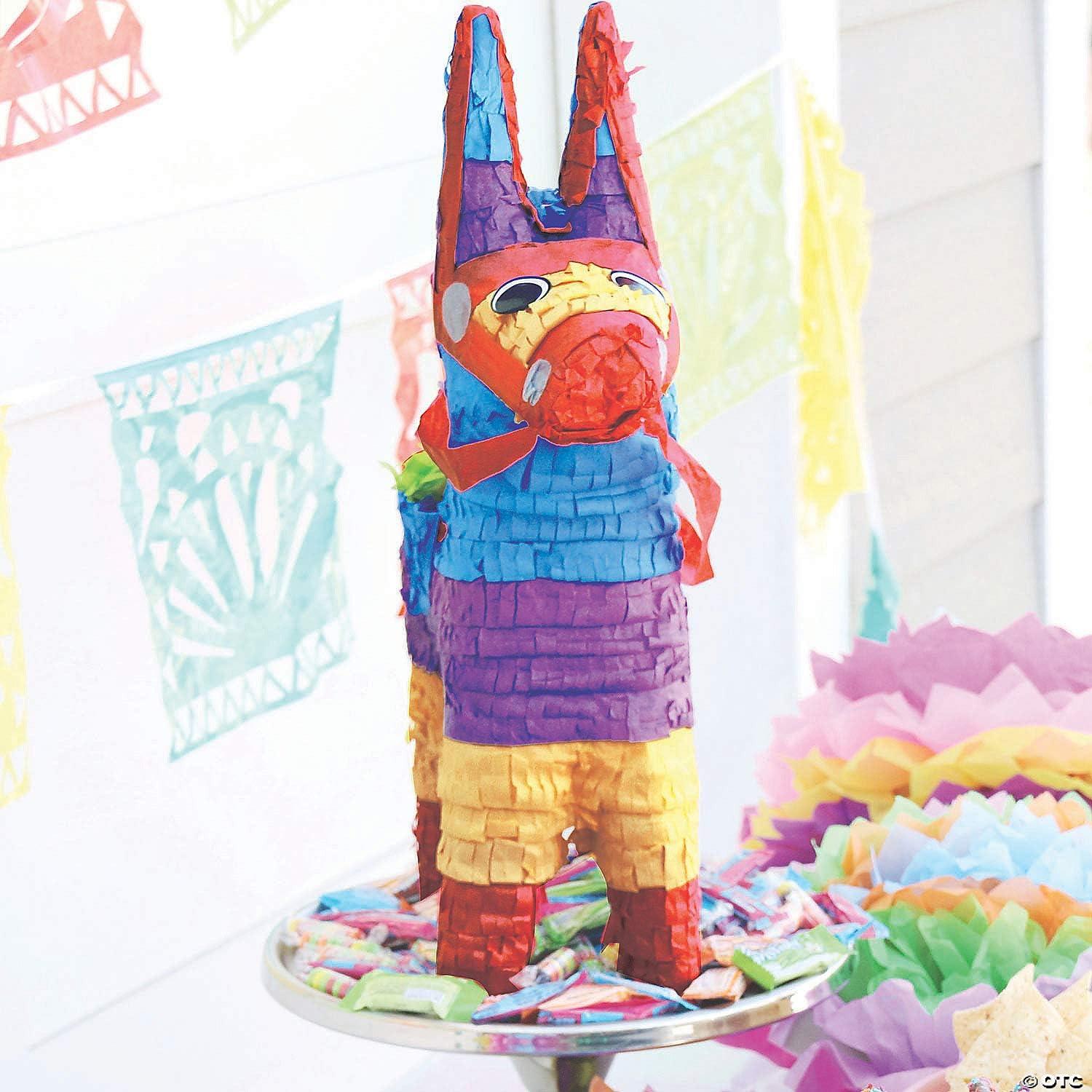 imageColorful Donkey Pinata for Cinco de Mayo  Fiesta Party Decor