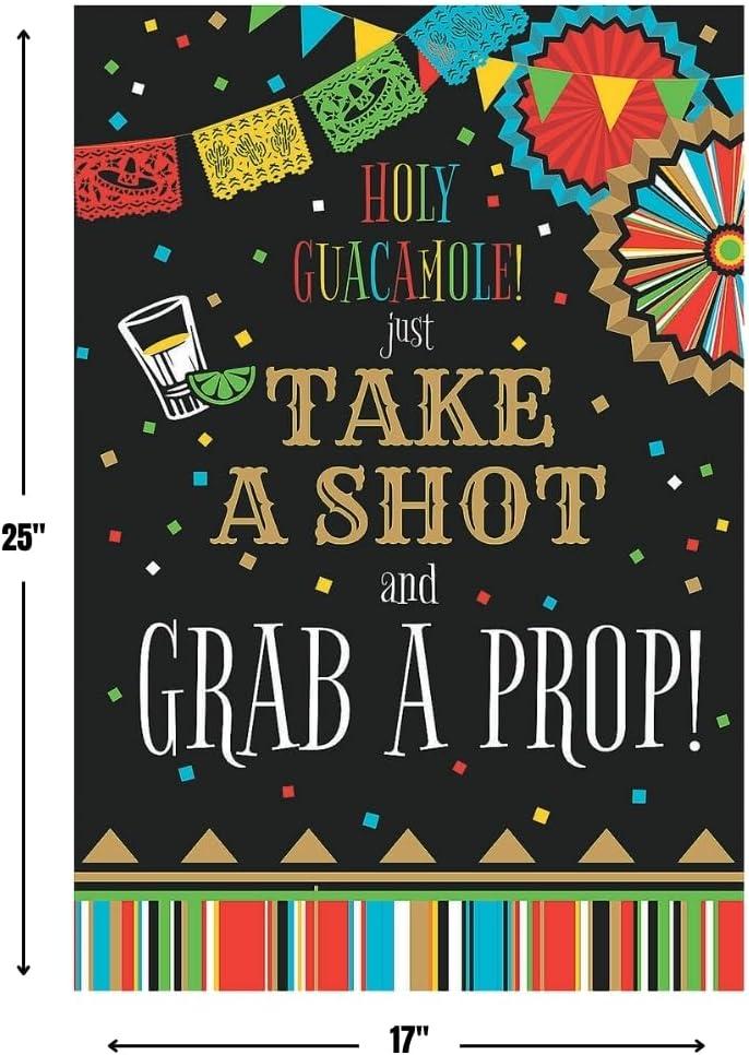 imageFun Express Fiesta Photo Sign Take A Shot Grab Prop for Cinco de Mayo Party Decor General Decor Misc General Decor Cinco de Mayo 1 Piece