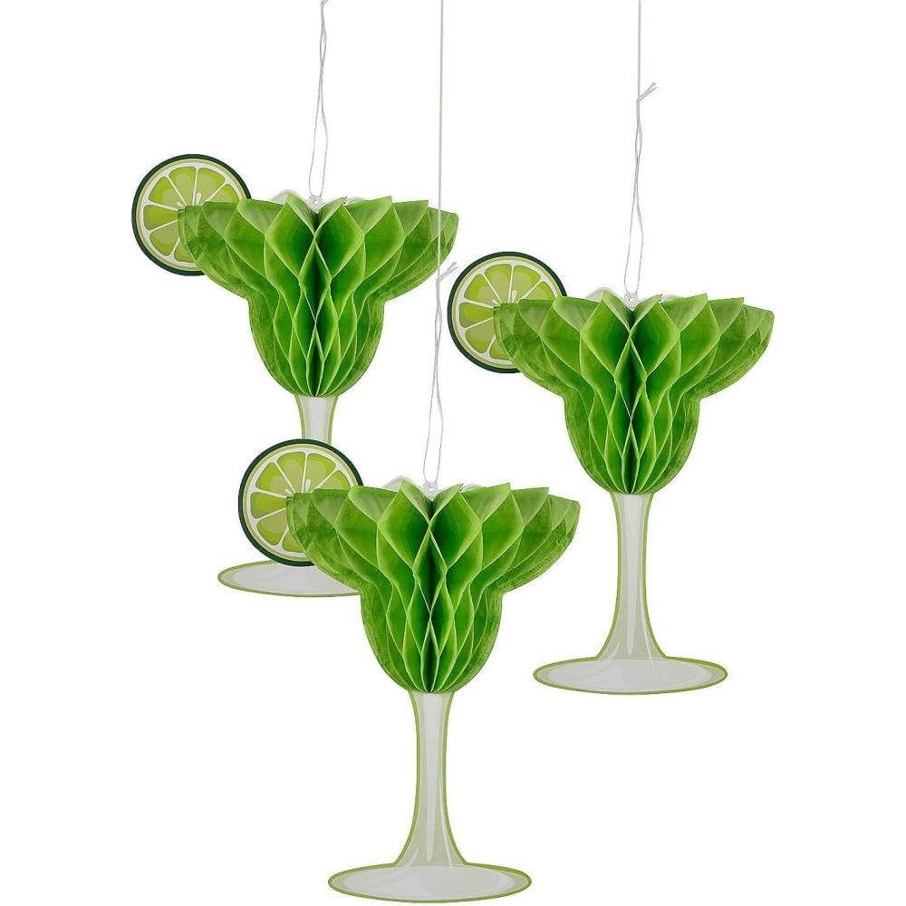 imageFun Express 12quot x 15 34quot Margarita Hanging Honeycomb Decorations  3 Pc