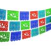 Fun Express – Plastic Mexican Cutout Banner – 100 Feet – For Cinco De Mayo or Fiesta Party Decorations