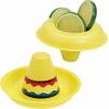 Fun Express Mini Plastic Sombrero Hats – Set of 12 – Cinco de Mayo Fiesta Party Decor and Supplies
