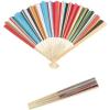 Fiesta Paper Fans for Cinco de Mayo – Set of 12 – Party Supplies and Favors(10 inch)