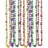 Fun Express Chili Pepper Beaded Necklaces – Colorful Cinco de Mayo & Mardi Gras Jewelry – Vibrant Shaped Motif Necklaces for Party Favors Celebrations & Festive Events – 12 Pieces