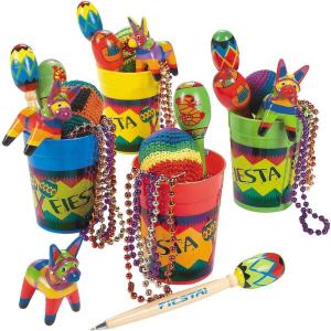 Fiesta Fun Cups – 4 cups each filled with 6 party favors