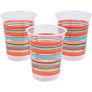 Fun Express Viva Fiesta Disposable Plastic Cups – Bulk set of 50, each holds Cinco de Mayo Party Supplies – VBS Vacation Bible School Supplies/Decor – 16 oz
