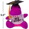 Fun Express Plush Graduation Dinosaurs – 12 Pieces – Educational and Learning Activities for Kids
