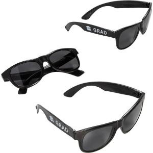 Fun Express Graduation Black Nomad Sunglasses, 12 Pieces