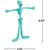 Fun Express – Spookadelic Neon Skeleton Bendables for Halloween – Toys – Character Toys – Bendables – Halloween – 24 Pieces