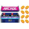 Fun Express Full Update PARTY SUPPLIES Value Arcade Gamer Trunk-or-Treat Decorating Kit