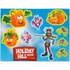 Fun Express Spookley the Square Pumpkin Holiday Hill Farm Sticker Scenes – 12 Pieces
