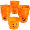 Bulk Jack-O’-Lantern Trick-or-Treat Buckets, 72 Buckets, 7″ x 8.5″, Great for Halloween Parties, School, Church and Trunk or Treat Events
