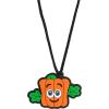 Fun Express Bulk 48 Pieces Spookley the Square Pumpkin Character Necklaces