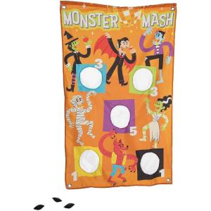 35″ x 55″ Halloween Monster Mash Bean Bag Toss Game Set – 5 Piece