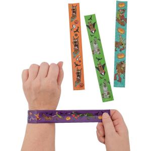 9″ Scooby-Doo! Halloween Metal Slap Bracelets – 12 Pc.