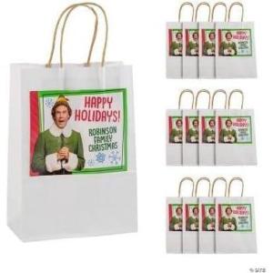Fun Express Personalized Religious Trunk-or-Treat Bags with Cutout Handles, Bulk 48 Pieces