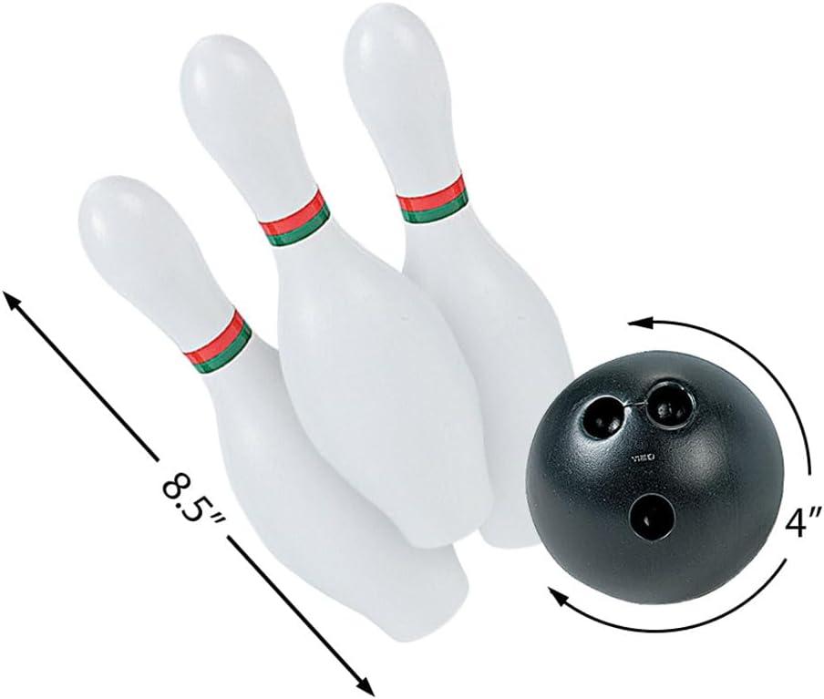 imageFun Express Kids Bowling Set  10 Colorful Plastic Bowling Pins ampamp 2 Balls for Toddler Sports Toys  Indoor Outdoor Games for Toddlers Ages 13 ampamp 24  Perfect Birthday Party Entertainment  12 Pieces