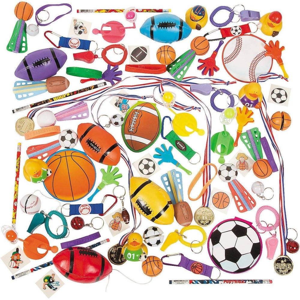 imageFun Express  Mega Sports Novelty Assortment 250pc  Toys  Assortments  250Pc Assortments  250 Pieces