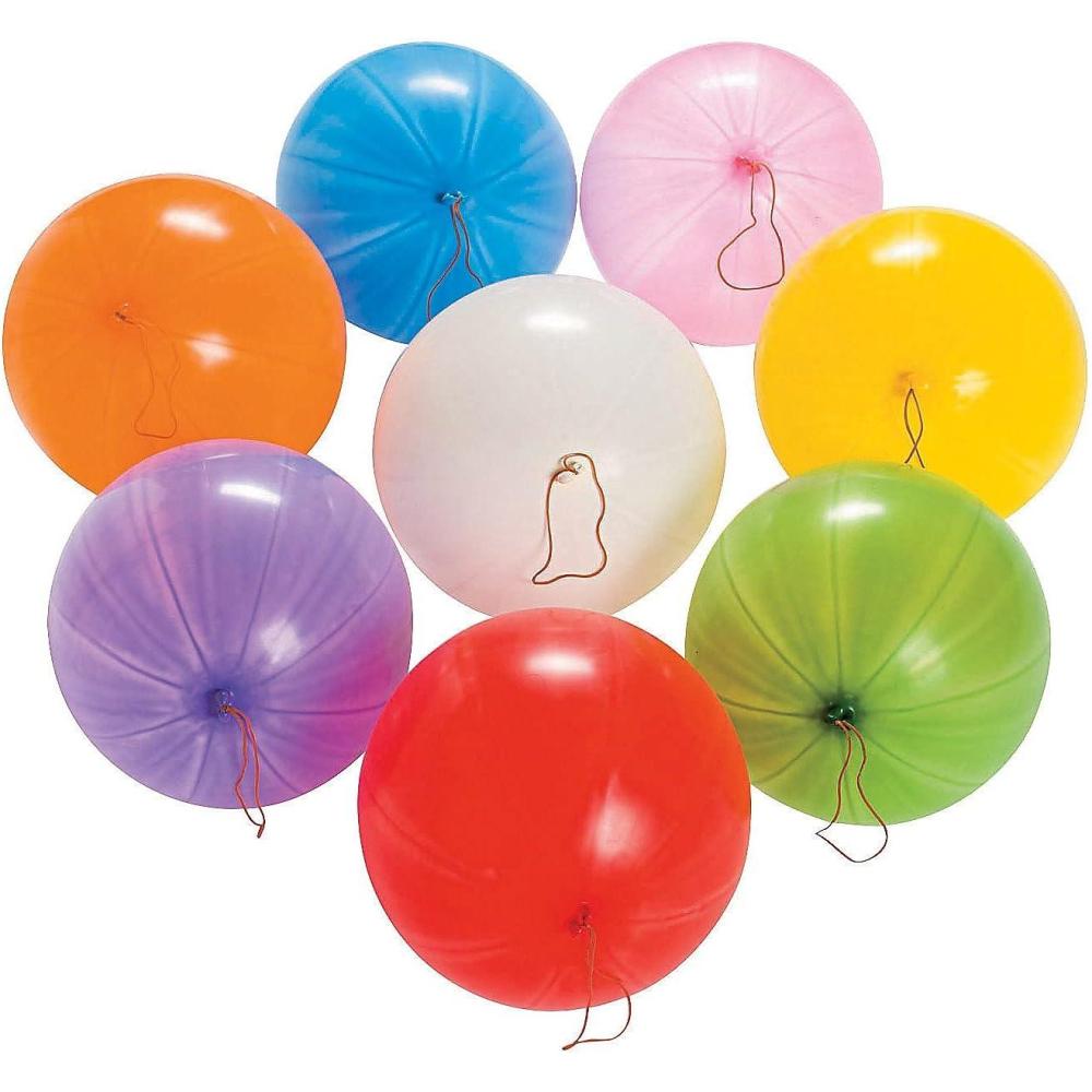 imageFun Express Bulk Punch Balloons  250 Pack in Bright Colors  Party Toys and Favors